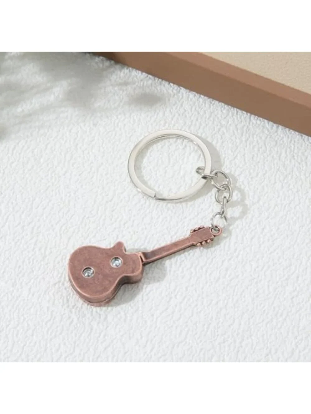 20PCS Guitar Keychain Set | Music Lover Gifts | Metal Guitar Charms & Key Rings